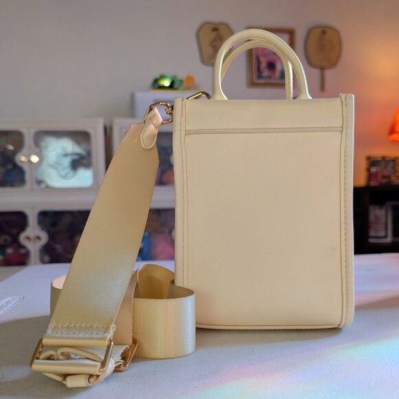 A New Day Cream White Mini Boxy Tote Bag - Picture 1 of 5